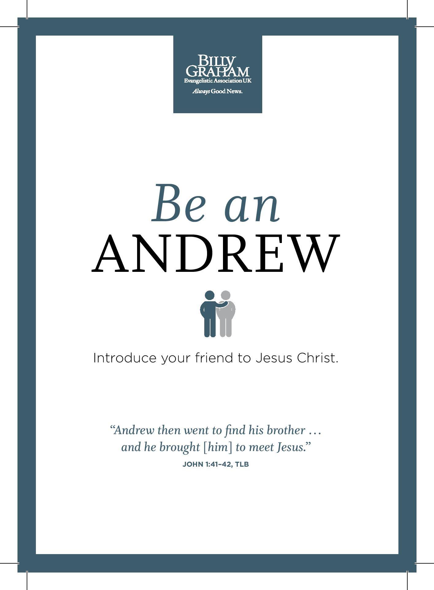 Blackpool Festival of Hope with Franklin Graham:  Be an Andrew!